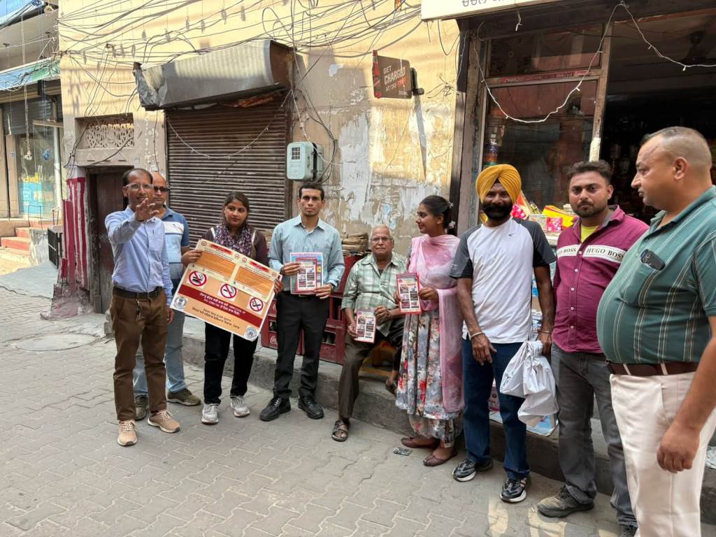 ਤੰਬਾਕੂ ਦੇ ਮਾੜੇ ਪ੍ਰਭਾਵਾਂ ਸਬੰਧੀ ਸਿਹਤ ਵਿਭਾਗ ਵਲੋਂ ਜਾਗਰੂਕਤਾ ਮੁਹਿੰਮ  ਨੌਜਵਾਨਾਂ ਨੂੰ ਤੰਬਾਕੂ ਤੋਂ ਦੂਰ ਰਹਿਣ ਲਈ ਕੀਤਾ ਪ੍ਰੇਰਿਤ